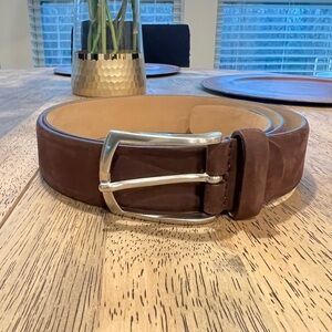 Simonnot Godard 35mm Nubuck Feather Edge Belt Taurillons